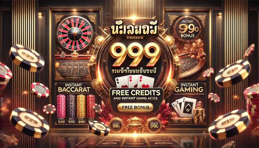 บาคาร่า99 พร้อมเครดิตฟรี เริ่มสนุกได้ทันที